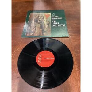 1962 Fritz Reiner Chicago Symphony Strauss Also Sprach Zarathustra LP Vinyl